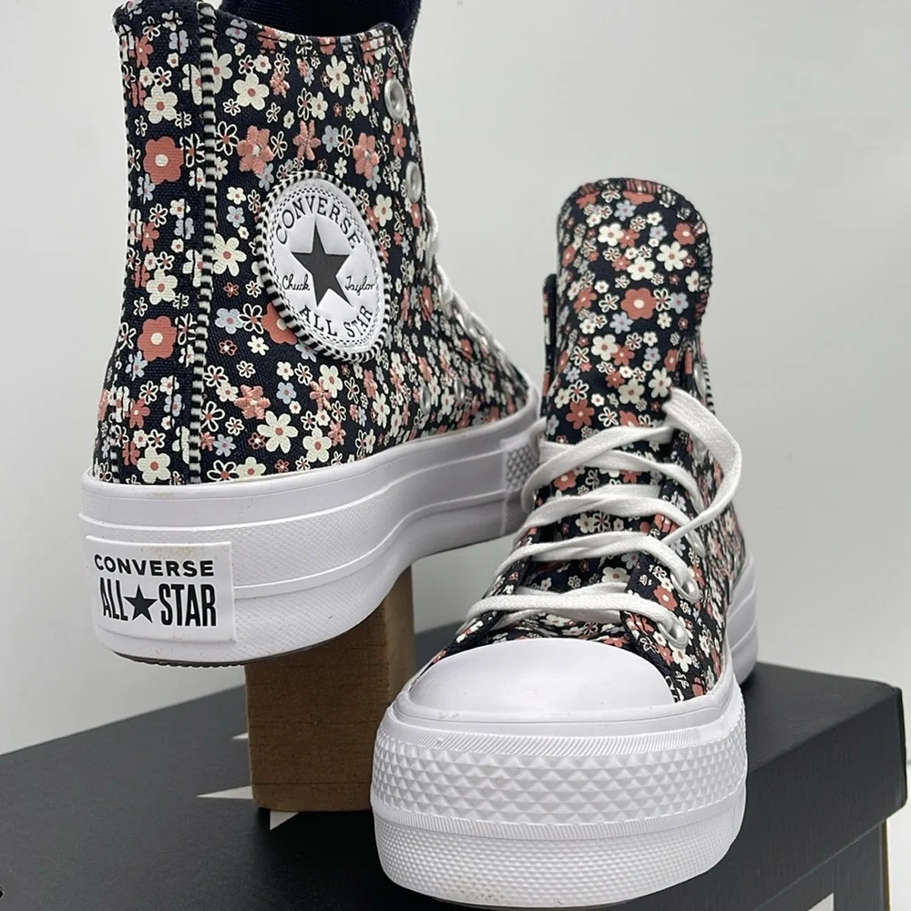 Converse WMNS CTAS LIFT HI TOTAL ECLIPSE/WHITE A14264C Platforms Sneakers